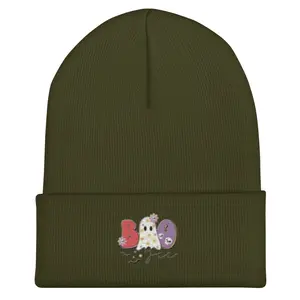 Cuffed  Boo Beanie