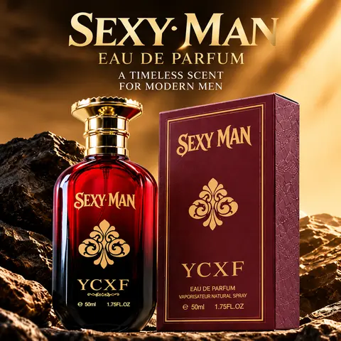 Men’s Perfume, 1.7 fl. oz. decanter-style collector’s edition cologne. The fragrance blends notes of suede, orange blossom, and mahogany for an elegant and alluring scent, perfect for evening events. A unique Valentine’s Day gift and Christmas present