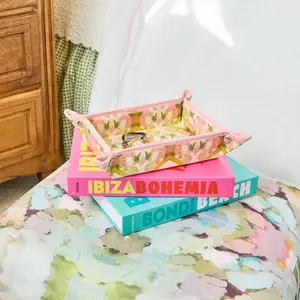 Laura Park snap trays Decoration Bring organization and style into your life! Our elegantly versatile snap trays, designed with corner snaps, is the perfect solution to hold your phone, keys, jewelry, and other daily essentials.