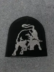 2025 Personalized Trendy Fashion Jacquard New Y2K Knitted Hat for Autumn and Winter, Cold resistant and Warm Knitted Hat, Knit Hats