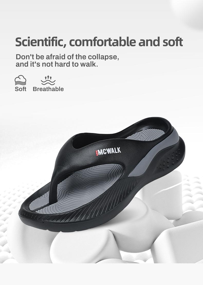 Comfortable Unisex Flip-Flops  Non-Slip Thick-Sole Wear-Resistant Easy to Clean Suitable for Home Outdoor School Beach Dog Walking Leisure