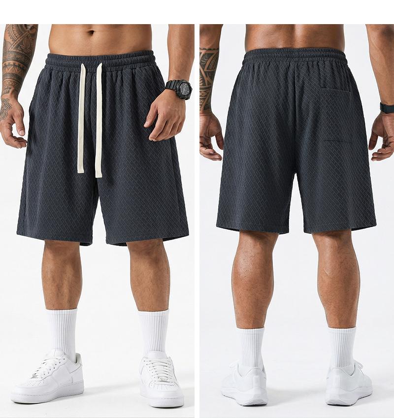 Men’s casual athletic shorts, available in four colors, made from breathable fabric with a zipper design—perfect for summer beach trips, outings, and everyday outdoor activities.