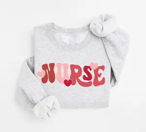 Retro Pink Nurse Sweatshirt, Loved nurse shirt, Nurse Valentines Day Crewneck, Valentine Nurse Sweaters, RN ER Nicu Labor Peds Gift, Nurse Shirt