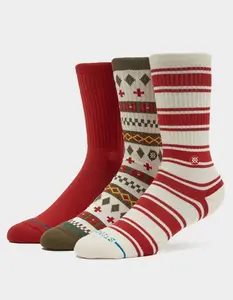 STANCE Cabin Days 3 Pack Mens Crew Socks
