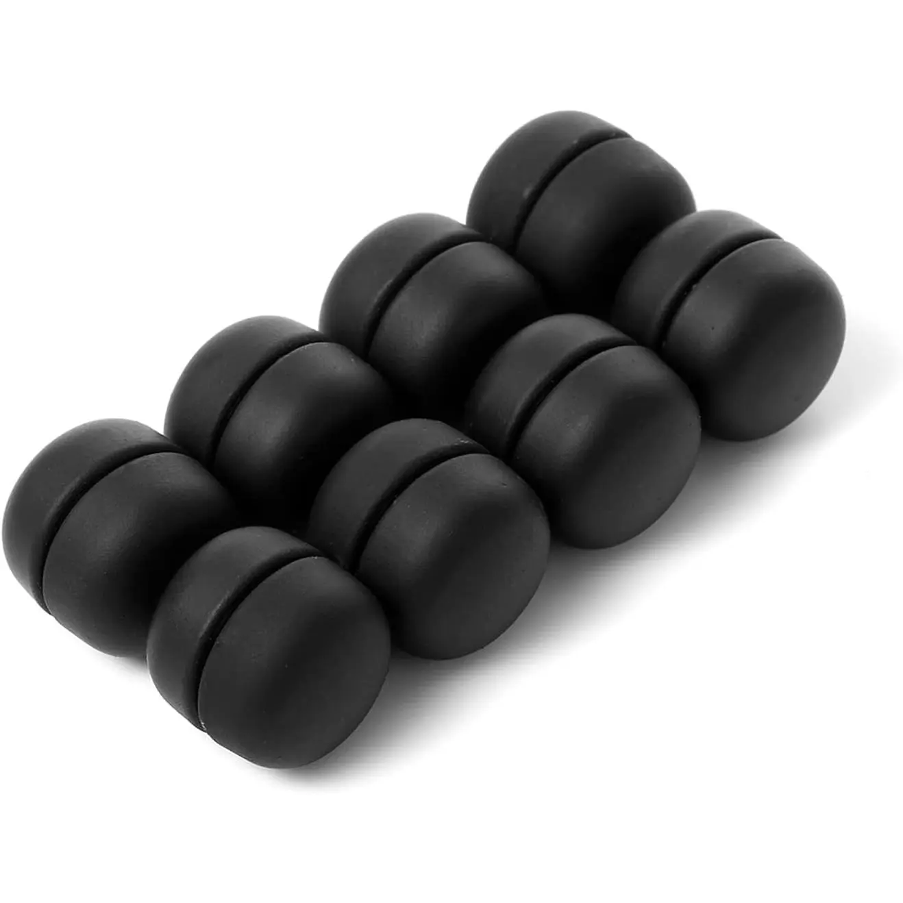 8 Pairs  Strong Hijab Magnets, Professional No-Snag Multi-Use Magnetic Pins, Matte Black Pack