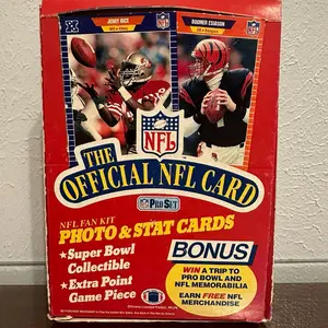1989 NFL Pro Set Packs