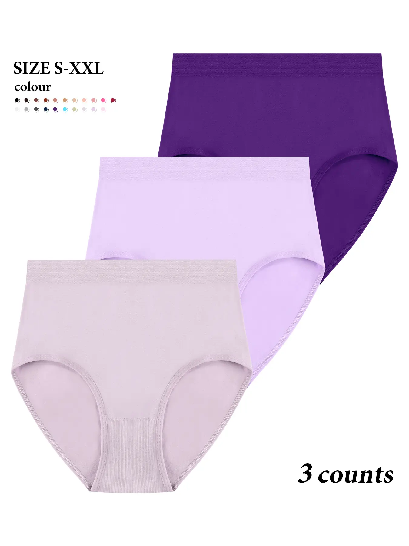 dark purple + light purple + lotus root purple