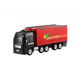 Kik_Music Express Semitrailer Truck Portable Bluetooth Speaker WS528 for Phone, Device, Music, USB (Red)