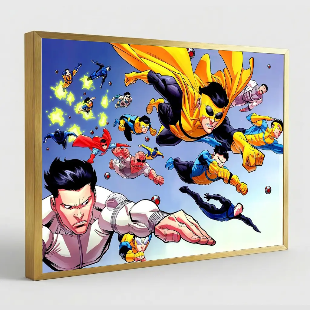 Style-1 Golden Metal Frame