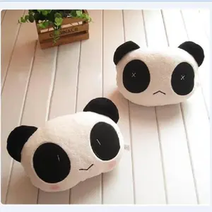 Car Neck Pillows Plush Lovely Creative Panda Headrest For Head Pain Relief Filled Fiber Universal Car Pillow