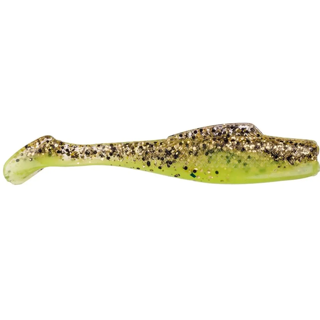 Strike King Redfish Magic Glass Minnow Swimbait, 4 in Elaztech Thermoplastic Paddle Tail with Inshore Spot Tails & Realistic Molded Scales, 5-Pack Bass Fishing Lure