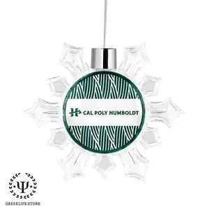 Cal Poly Humboldt Christmas Ornament - Snowflake