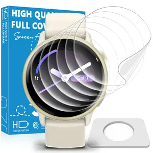 6 Pack Screen Protector for Garmin Vivoactive 6/5, Venu 4 41mm & 45mm, High Clarity Soft Film, Touch Sensitive, Anti Scratch, Bubble Free, Flexible Screen Protector,Durable & Easy to Clean
