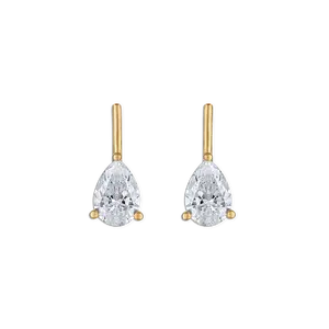Linea Pear Stud