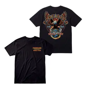 Foreigner World Tour 2026 50th Anniversary Shirt – Eagle Vintage Rock Graphic Shirt Men’s Women’s Tops