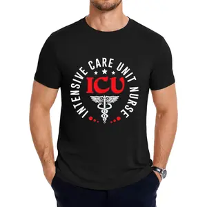 ICU Nurse Intensive Care Unit Nurse Emergency Nurse For Work T-Shirt