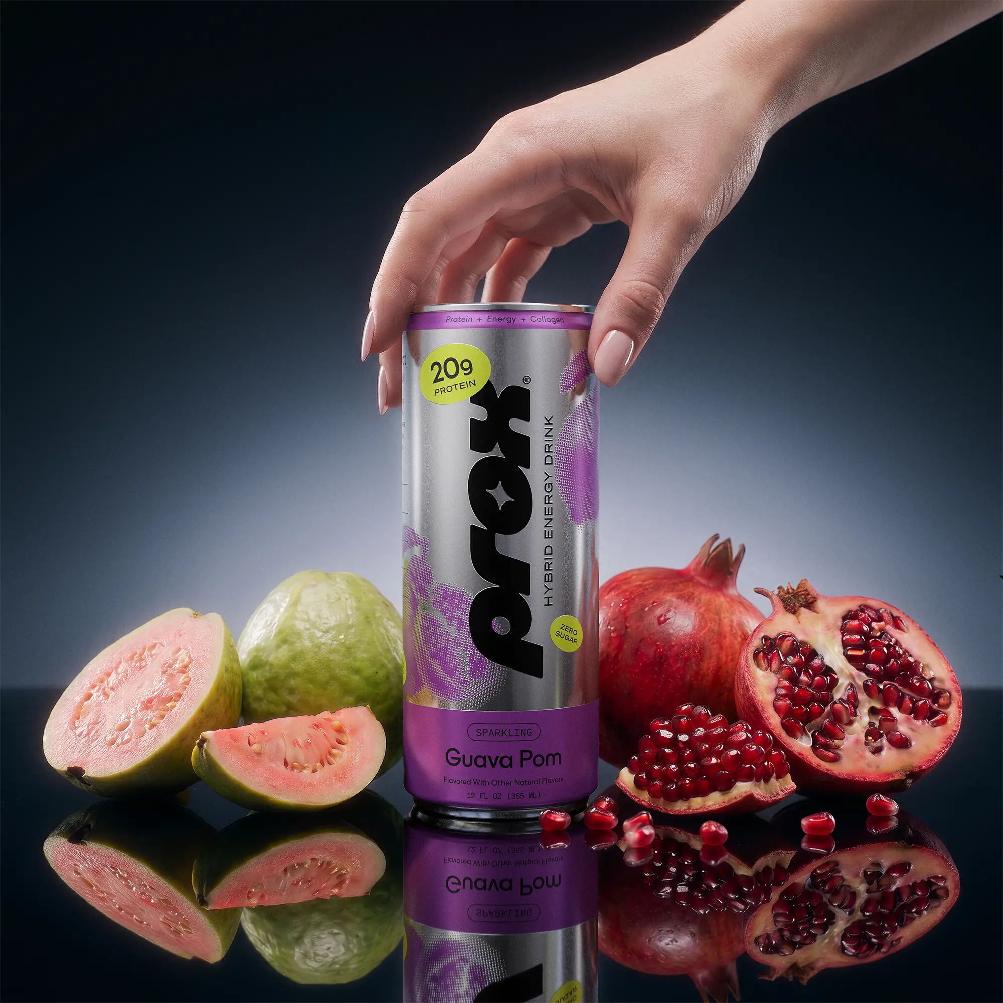 Guava Pom Protein Energy Drink 12-Pack