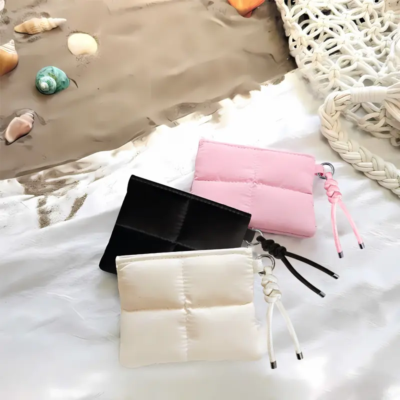Elegant Wallet with Magnetic Closure & ID Window - Compact Zippered Coin Purse for Women, Non-Woven Fabric, Perfect for Small Essentials & Cash Storage, Wallets