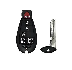 Remote Fobik Key SHELL Compatible with Dodge Grand Caravan 2008-2020