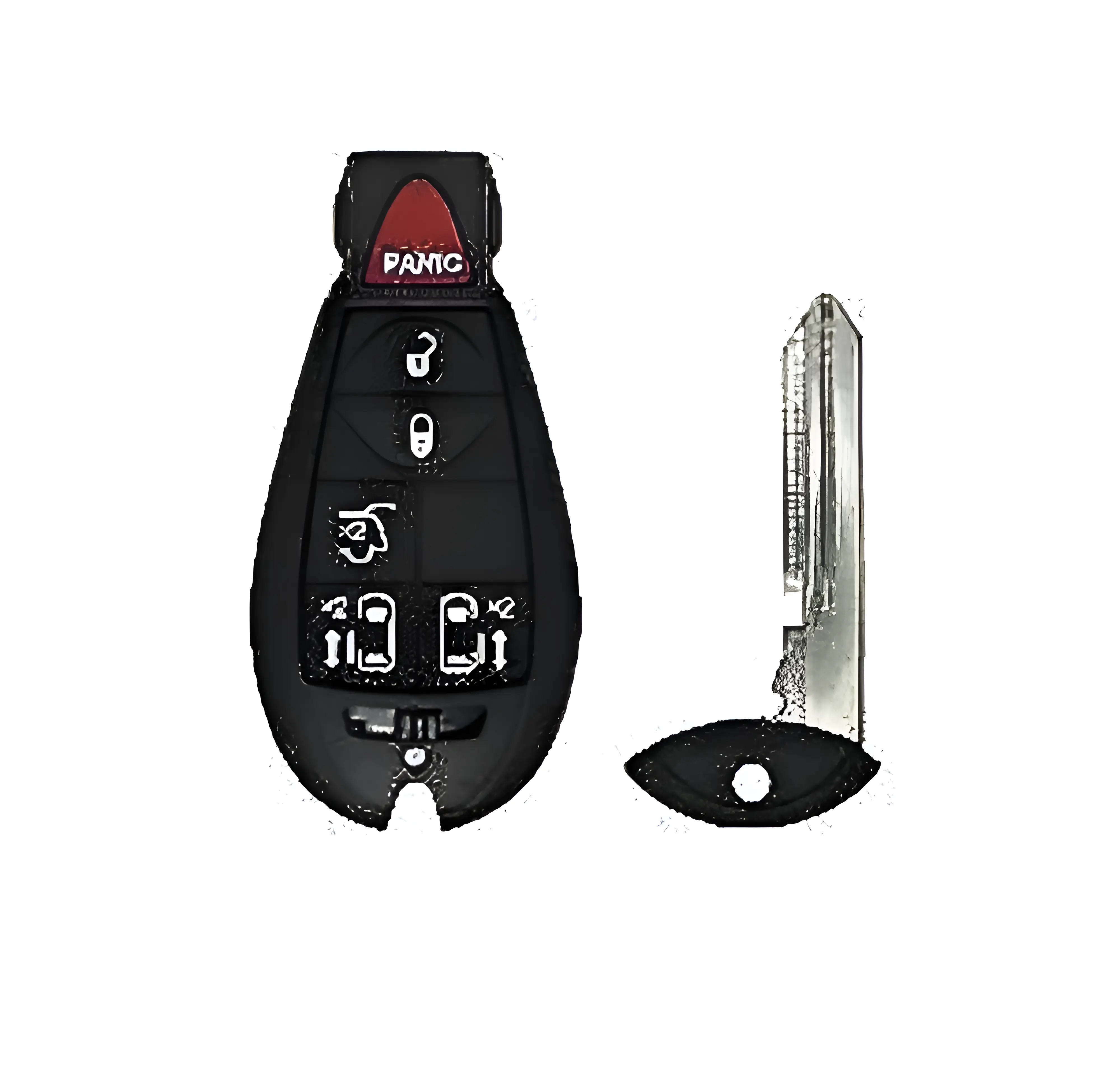 Remote Fobik Key SHELL Compatible with Dodge Grand Caravan 2008-2020