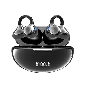 【 Specially designed for sports 】 Non in ear clip on Bluetooth earphones are truly wireless and open for long-term use without pain. They are suitable for running, sports, long battery life, high-definition calls, high aesthetics, Android, and Apple
