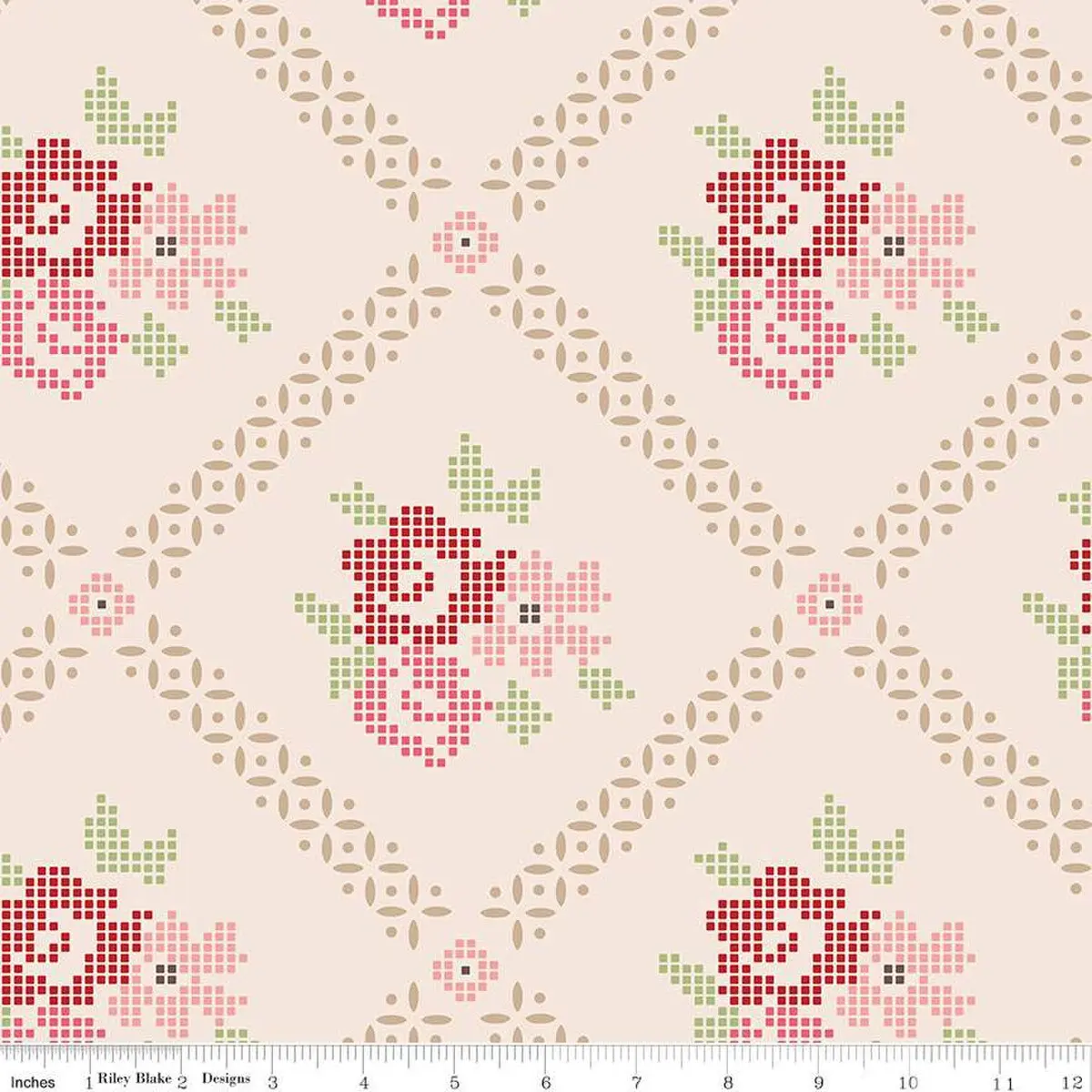 Fabric Riley Blake Pinks Mercantile Adore 108" Wide Back by the Quarter Yard WB14408-PINKS