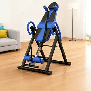 Gravity Heavy Duty Inversion Table withHeadrest & Adjustable Safety Belt, BackStretcher Machine for Back Pain Relief &Therapy