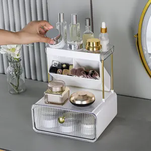 Multi-Functional Makeup & Bathroom Organizer, Countertop Storage for Cosmetics, Skincare & Toiletries
