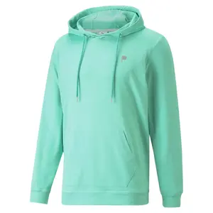 PUMA Mens X Palm Tree Crew Midweight Hoodie Casual Outerwear Casual - Green