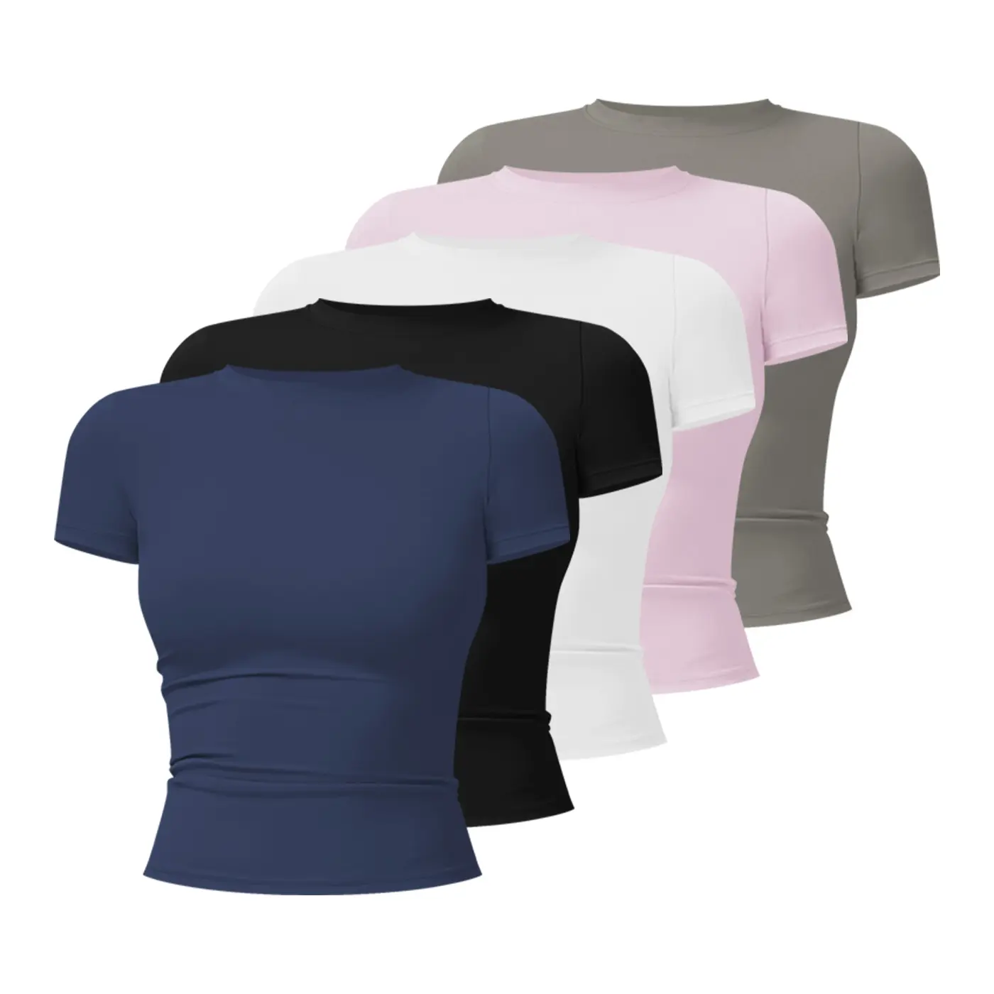 Blue + Black + White + Pink + Gray