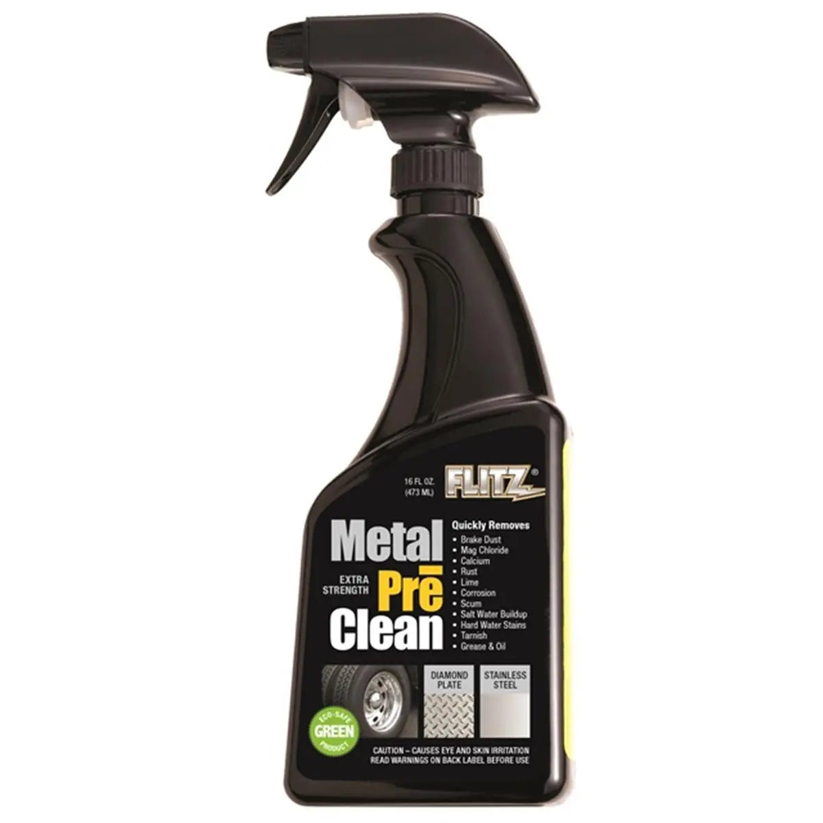 Flitz  16 oz Metal Preclean Industrial Strength Spray Bottle, Metal Bottle, 16 Oz Bottles