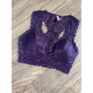 Purple Lace Bralette