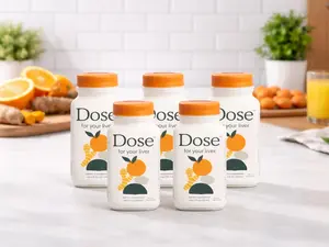 Dose for Your Liver 2oz Herbal Wellness Drink, Curcumin Dandelion Formula for Daily Liver Support and Clean Living Routine, Thoughtful Gift for Her or Him, 2025