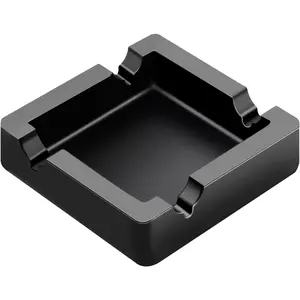 Cigar ashtray large cigarette ashtrays for outdoors indoor outside patio pool2 sizes rest unbreakable silicone ashtraylarge cigar holder ash tray for ring guage cigars