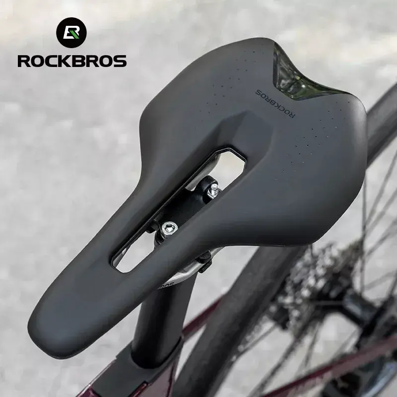 ROCKBROS Bicycle Saddle - Ultralight, Hollow, Shock-Absorbing Seat for MTB, Road Bike, Mountain Bike
