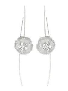 Lilly Flower Threader Earrings, Bridal Jewelry, The Best Gift For Women, Trendy Earrings