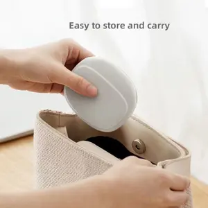 Portable Earphone and Data Cable Storage Box, Travel Essential Silicone Storage Bag