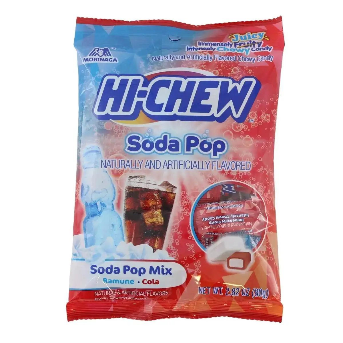 Morinaga Hi-Chew Candy – Assorted Chewy Fruit Flavors Like Soda Pop, Sweet & Sour & Salted Caramel for All Ages to Enjoy