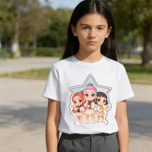 Summer Kpop Anime themed T-shirts, soft, comfortable and breathable short sleeves