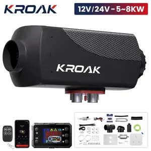 8KW Diesel Heater, 10L Parking Diesel Air Heater Fast Heating 12/24V with Bluetooth App Control, Automatic Start and Stop, Multiple Timed Settings, Altitude Mode for RV Garage
