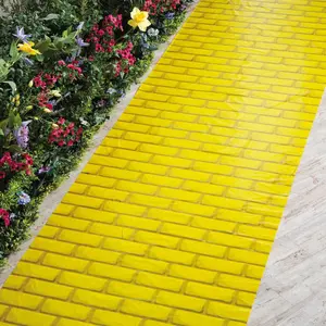 3 Ft. x 50 Ft. Yellow Brick Road Plastic Aisle Runner