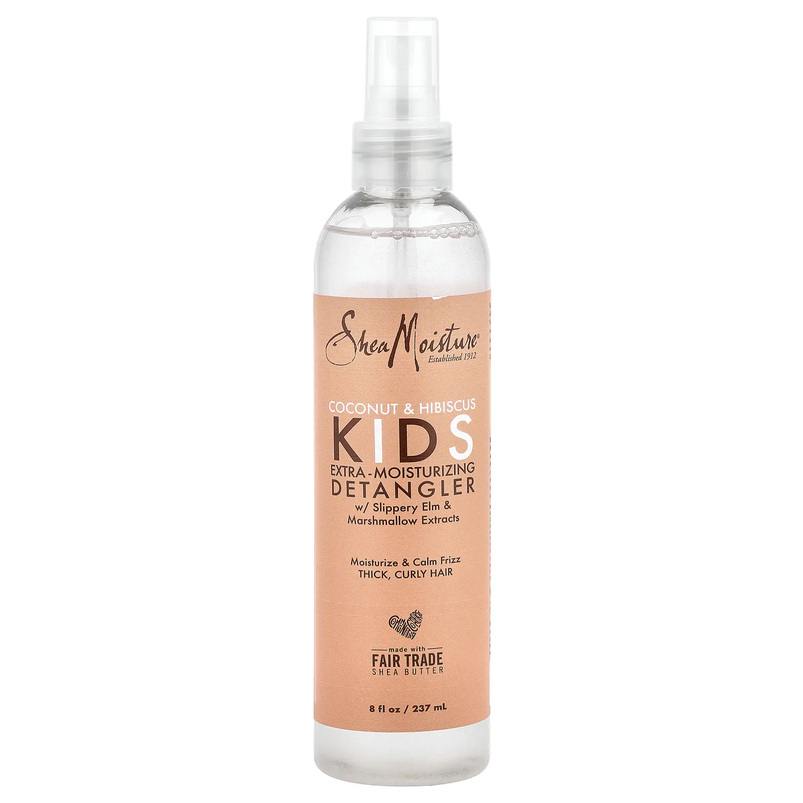 SheaMoisture Kids Extra-Moisturizing Detangler, Coconut & Hibiscus, 8 fl oz (237 ml) SheaMoisture Kids Extra-Moisturizing Detangler, Coconut & Hibiscus, 8 fl oz (237 ml)