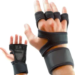 Heavy-Duty Gym & Cycling Gloves with Non-Slip Grip - Weightlifting, Boxing, Pull-Up Training - Cushioned Palm - for Men & Women - Ideal for Home Gym, Outdoor Cycling, Competition  Fitness Equipment Gloves
