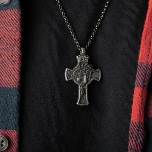 INRI Cross - Victory Over Sin & Death Necklace: Helps Pair Veterans With A Service Dog Or Shelter Dog.