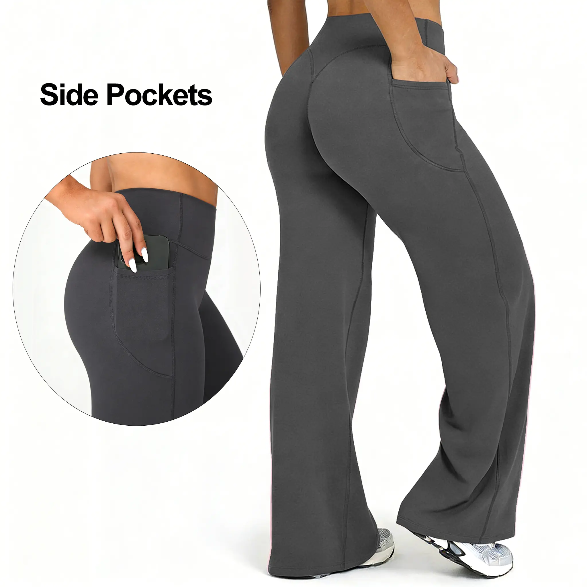 Dark Grey with Pockets