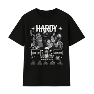 HARDY 2026 Country Tour T-Shirt, Western Concert Graphic Tee, Country Lover Apparel, Vintage Style, Unisex Soft Cotton Top for Men Women
