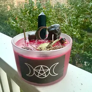 Hekate Goddess Offering Candle - Peach, Vanilla, Musk 24oz