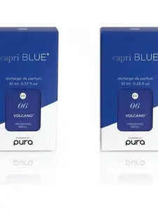 Capri Blue Pura Smart Home Plug-in Diffuser Refills Volcano Pack of 2 Long Lasting Luxury Scents for Home