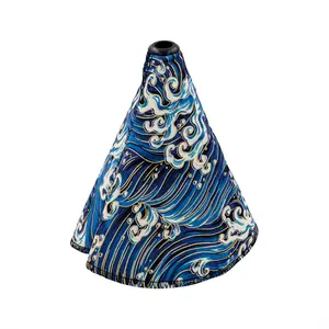 JDM Blue Wave Blossom Sakura Shift Boot Cover Universal AT/MT Transmission V2