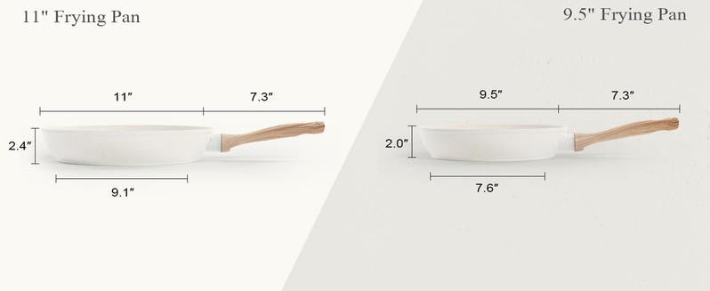 SODAY 17/12 Pcs Pots and Pans Set Non Stick, Kitchen Cookware Sets White Granite Nonstick Cooking Set with Frying Pans, Saucepans, Steamer,Nonstick Pots with Glass Lid (NO PFOS, PFOA),Kitchenware,stock up on specials,New Year Sale, gifts